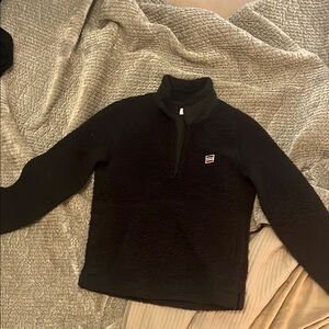 Levi Men’s Navy Quarter-Zip Sherpa